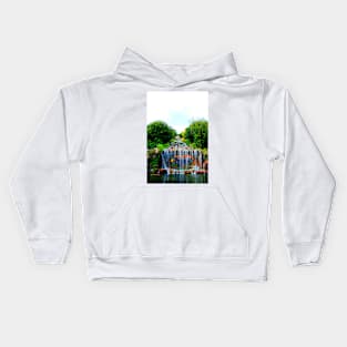 The Great Waterfall in The Royal Park of Reggia di Caserta Kids Hoodie